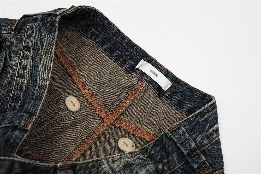 Japanese Brand American distressed washed high street ripped bootcut jeans Size US 32 / EU 48 - 4 Thumbnail