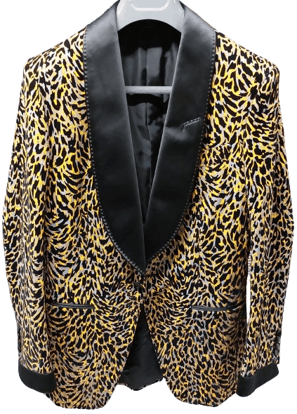 o1loc1c0824 11MK40SZ Atticus Jacket in Black Yellow