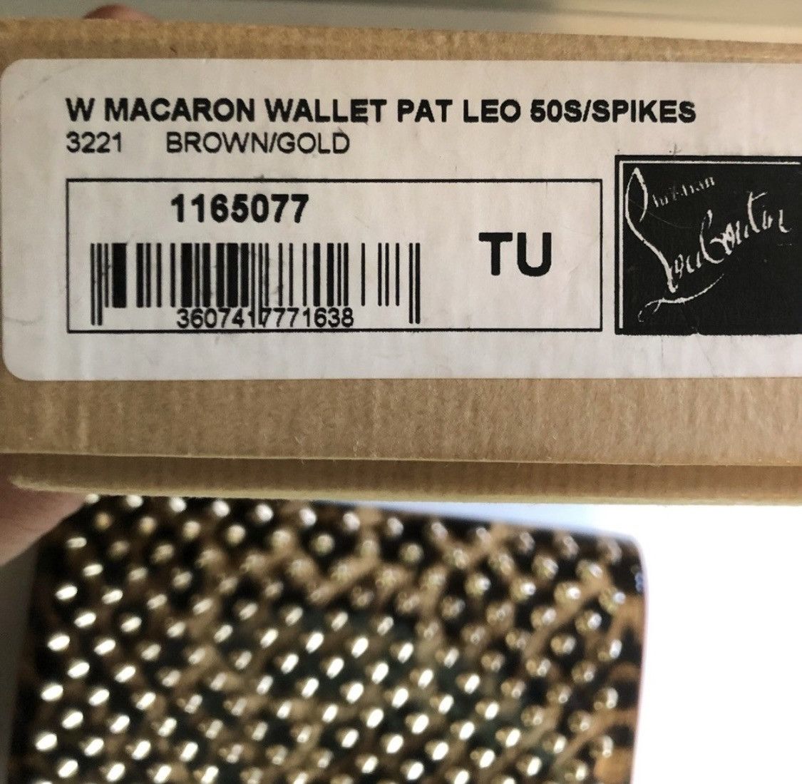 Christian Louboutin Macaron Leopard Panettone Studded Wallet Wristlet Clutch Size ONE SIZE - 14 Thumbnail