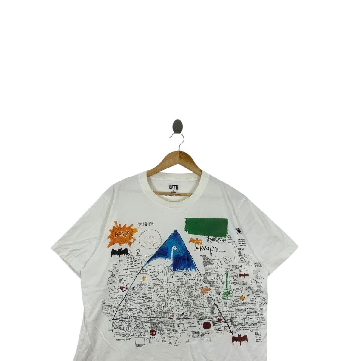 Uniqlo JEAN MICHEL BASQUIAT x UNIQLO Pez Dispenser Tee Shirt Top Size US XL / EU 56 / 4 - 2 Thumbnail