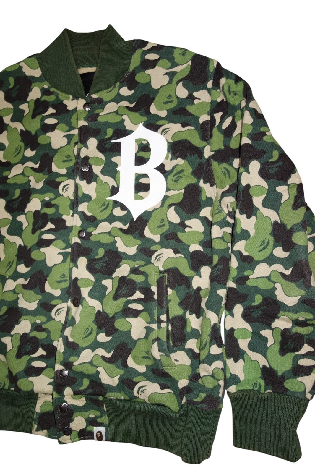 Bape Bape 00s OG Camo Varsity Jacket Size US M / EU 48-50 / 2 - 3 Thumbnail