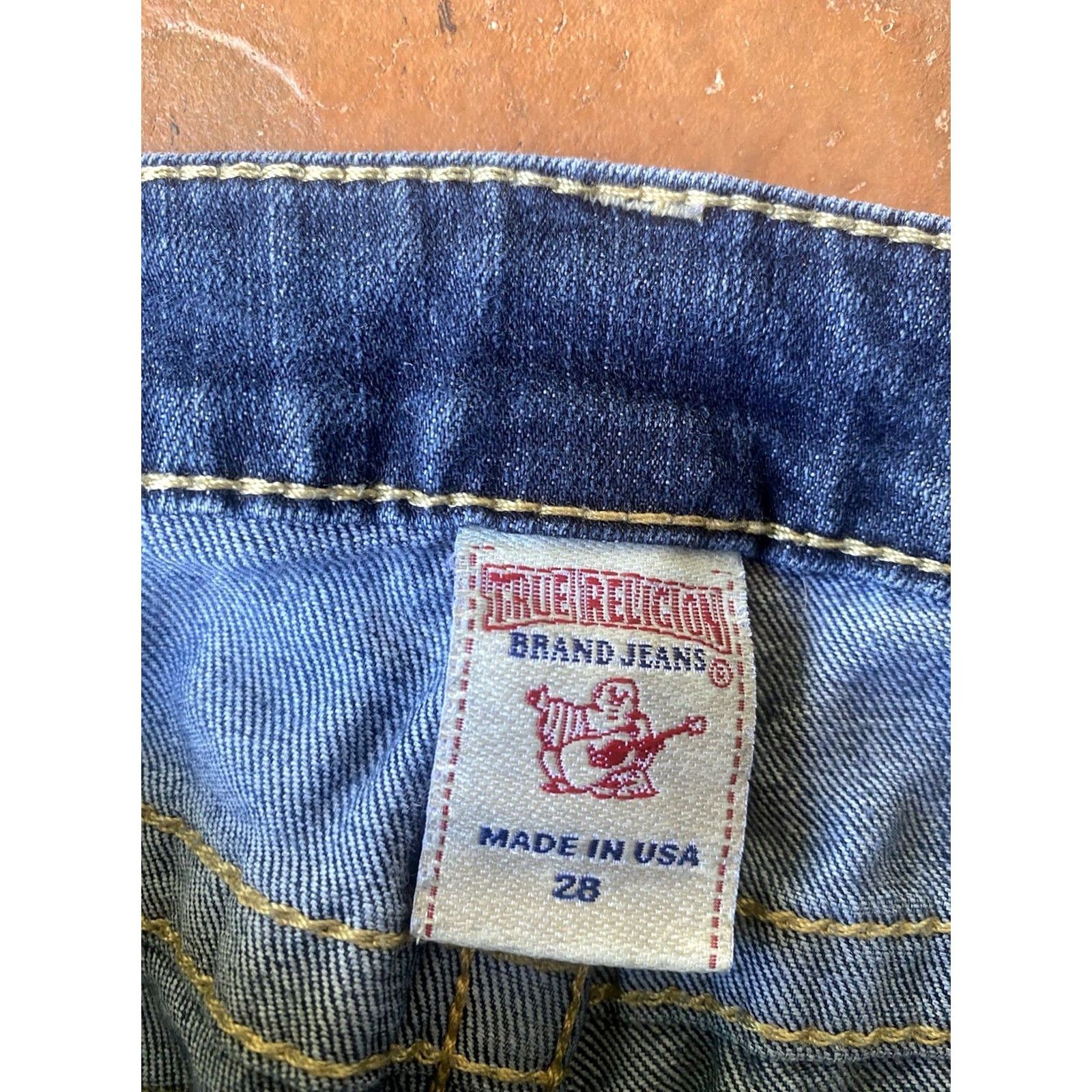 True Religion VINTAGE True Religion Jeans Low Rise Skinny Light Blue Women’s 28x31.5 80s 90s Denim Blue Slim Womens Size 28" / US 6 / IT 42 - 2 Thumbnail