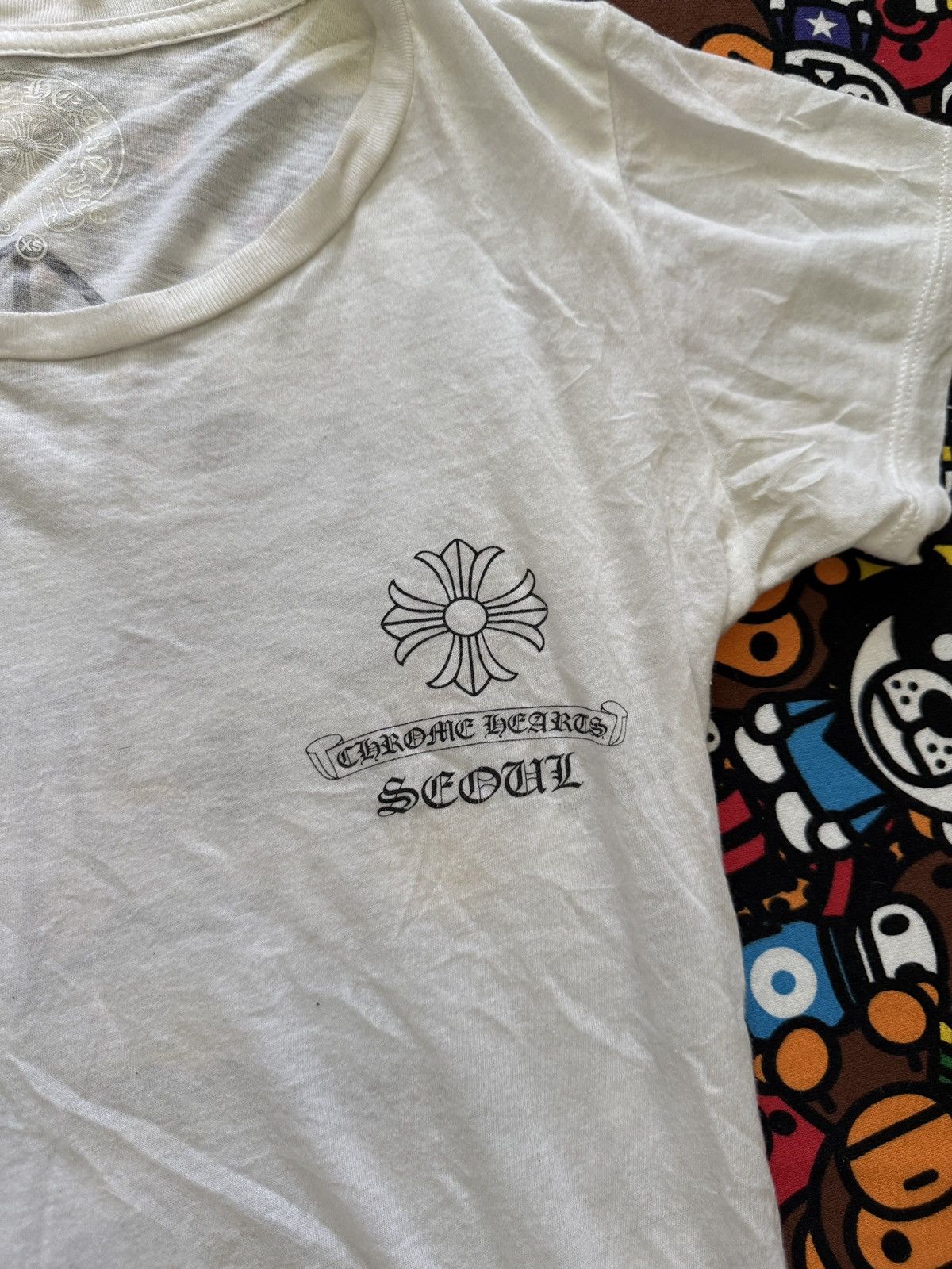 Chrome Hearts Chrome Hearts Seoul Cross Logo Tee Size XS / US 0-2 / IT 36-38 - 3 Thumbnail
