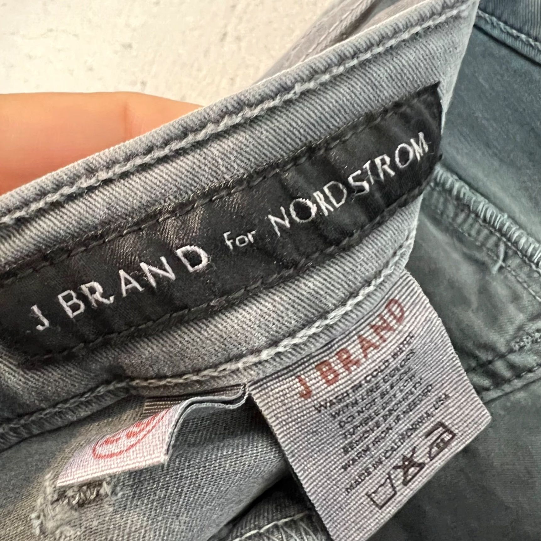 J Brand J Brand Jeans Skinny Denim Zip Details Womens Size 29 Gray Moto Stretch Slim 5-Pocket Casual Vintage No Mens Womens Girls Size 29" - 5 Thumbnail