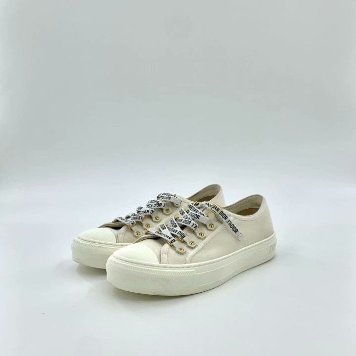 Dior Dior Walk'n'Dior Beige Logo Sneakers Size US 7 / IT 37 - 1 Thumbnail
