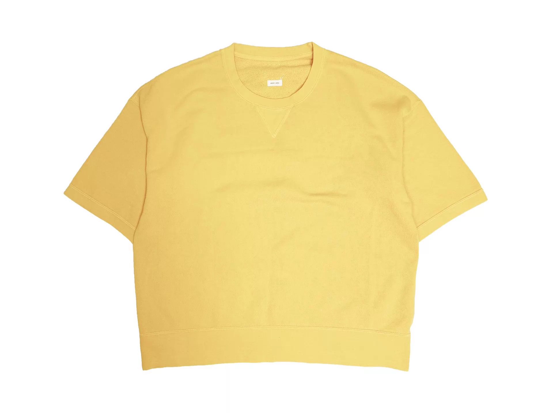 Visvim visvim men's 24SS JUMBO SB SWEAT S/S DMGD mustard 3 Size US L / EU 52-54 / 3 - 1 Thumbnail