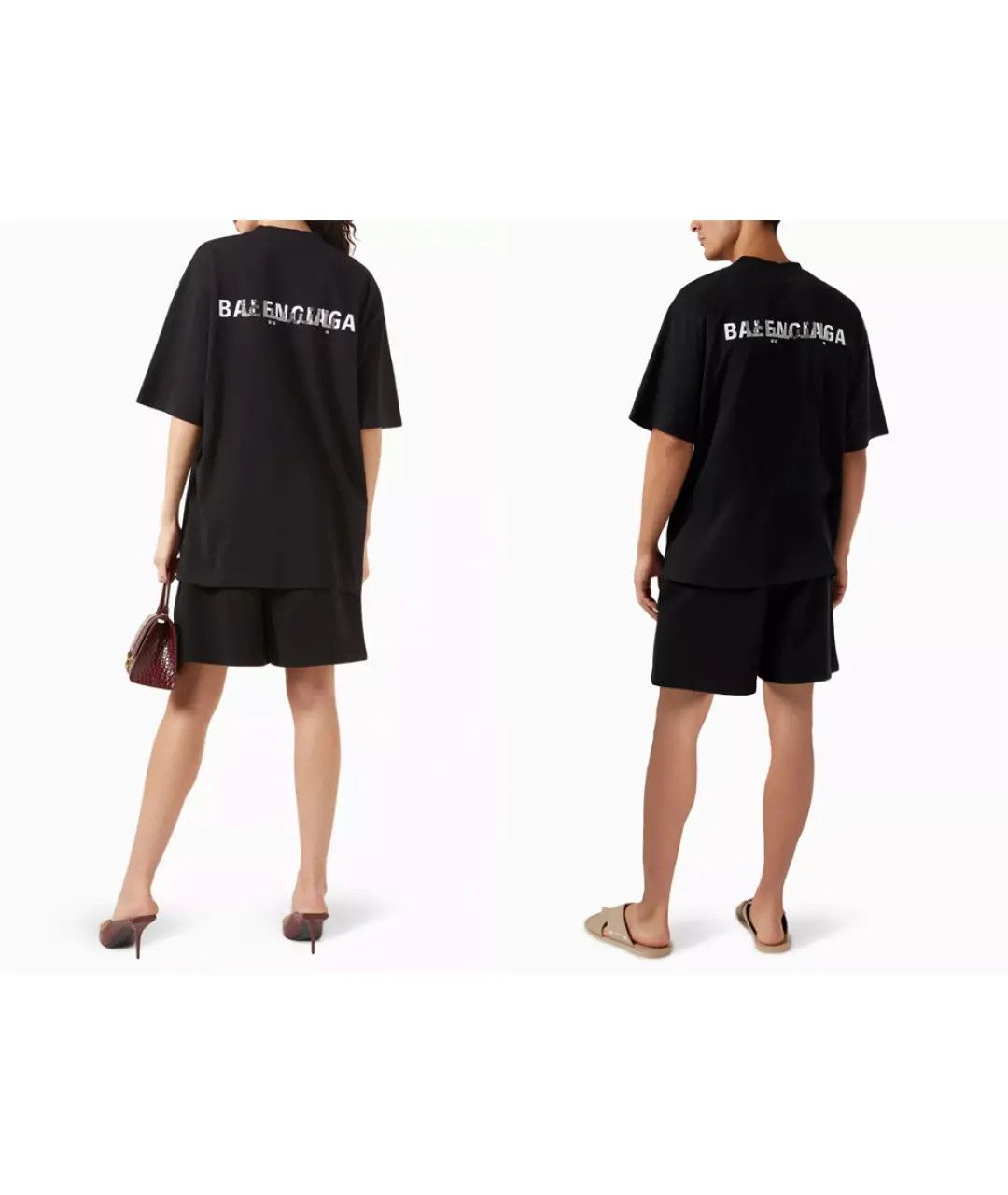 Balenciaga o1s1rm0426 555 / Typo Arabic Logo T-Shirt Medium Fit Black Size S / US 4 / IT 40 - 2 Thumbnail