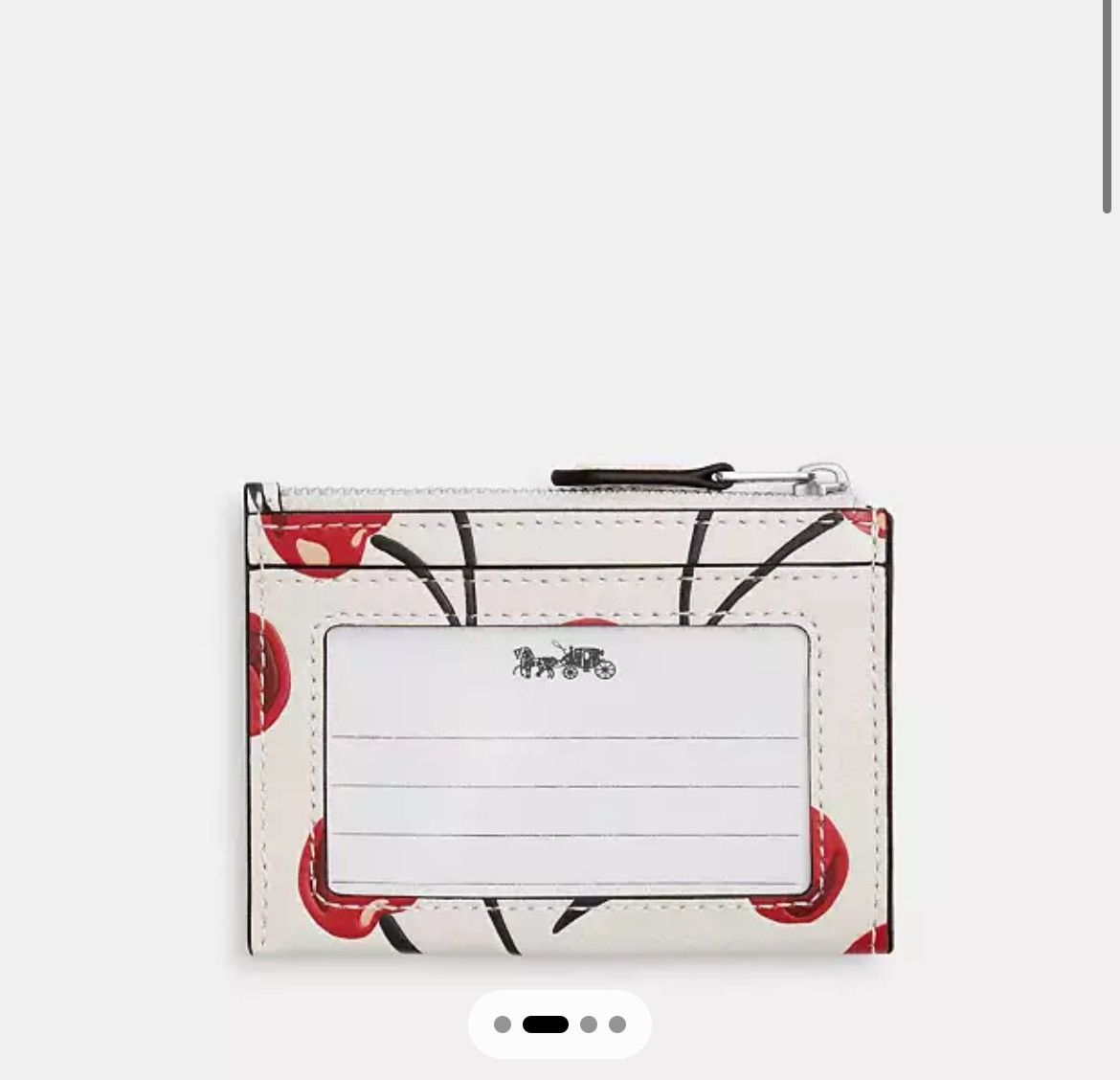 Coach Coach Id Case With Cherry Print Size ONE SIZE - 2 Thumbnail
