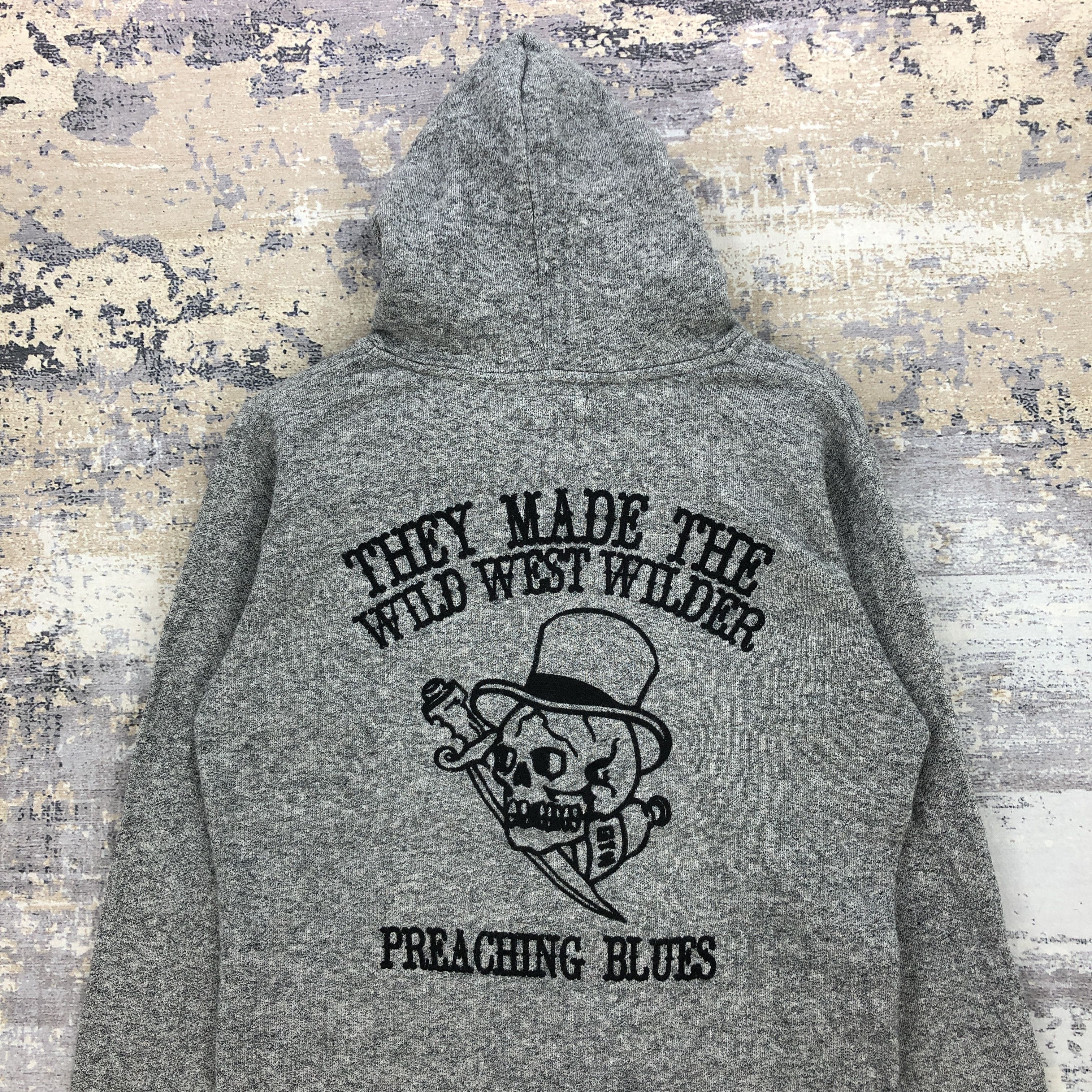 Vintage Skulls Sweater Hoodie Preaching Sweatshirt Hooded