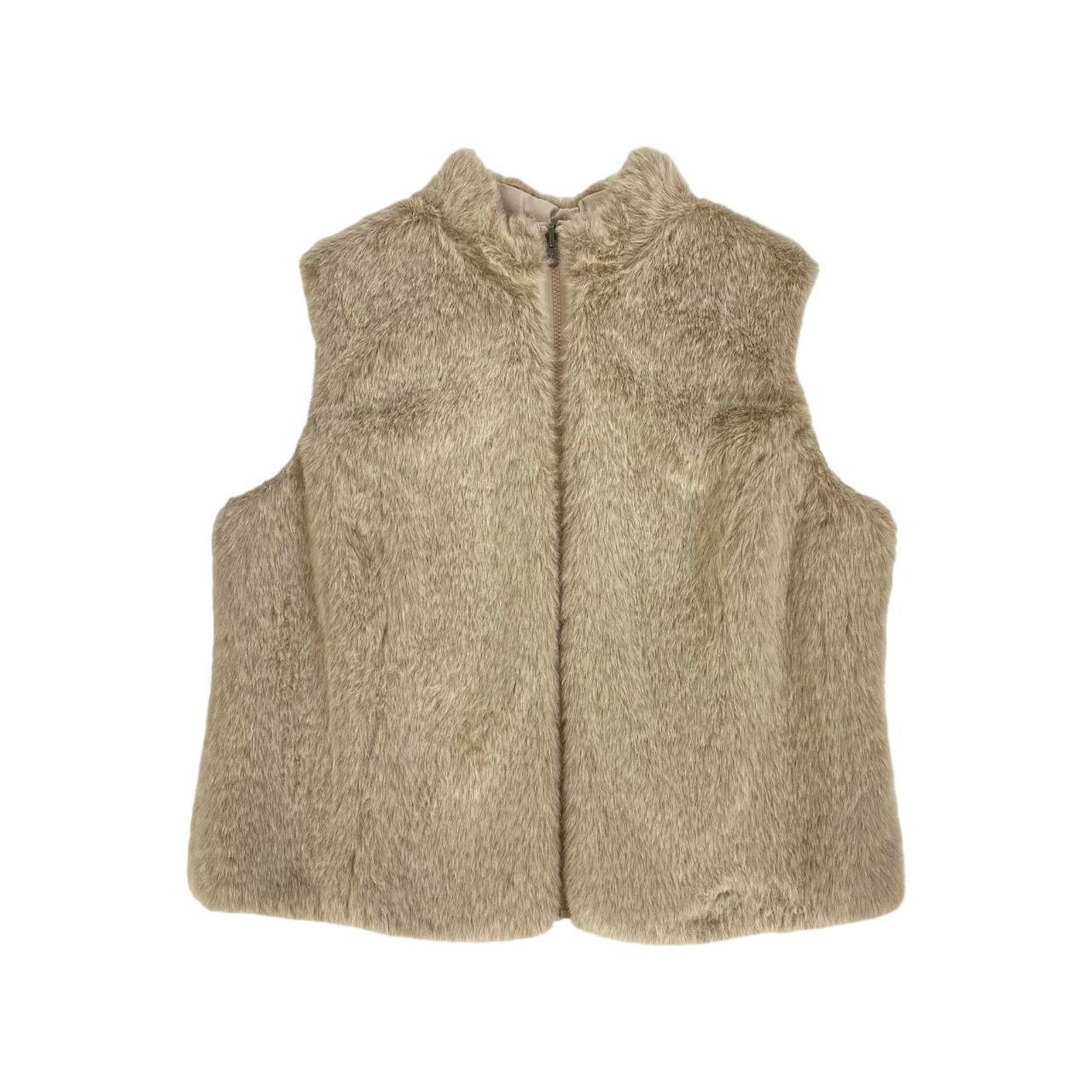 Other Principles Reversible Faux Fur Gilet Bodywarmer Jacket Size XL / US 12-14 / IT 48-50 - 1 Thumbnail