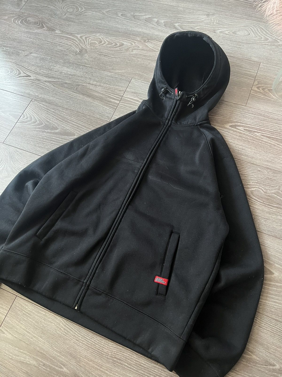 Affliction × No Fear ‼️Archival No Fear Triple Black Avant Garde Rare Zip Hoodie‼️ Size US L / EU 52-54 / 3 - 10 Thumbnail