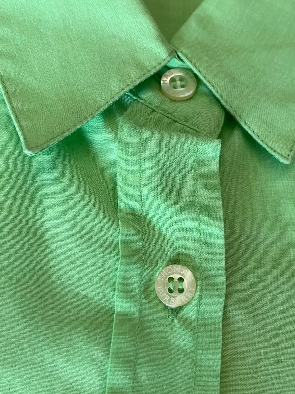 Burberry Thomas Burberry Sz P / S Short Shirt 2000s Size S / US 4 / IT 40 - 8 Thumbnail