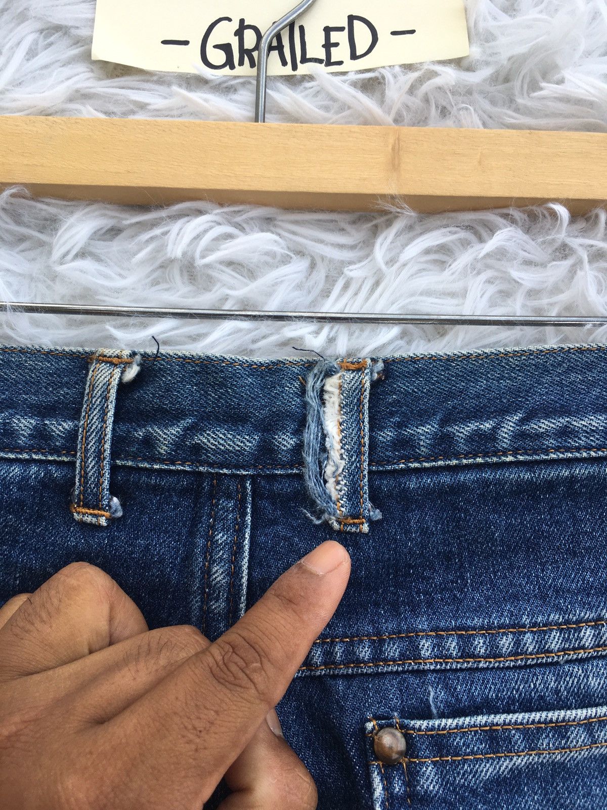 Comme des Garcons Rare CDG Comme Des Garcons Homme Classic Straight Cut Jean Size US 29 - 24 Thumbnail