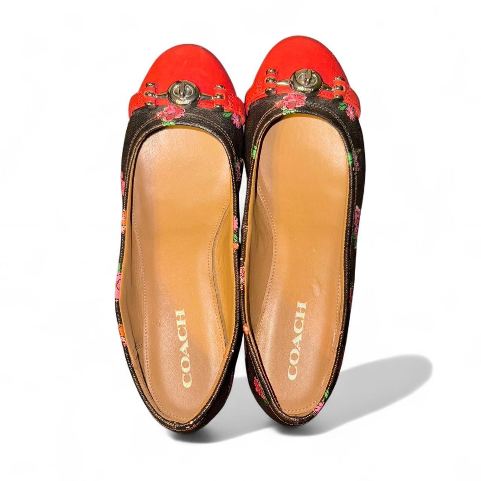 Coach Brown Women's Coach Flats Size US 7.5 / IT 37.5 - 1 Thumbnail