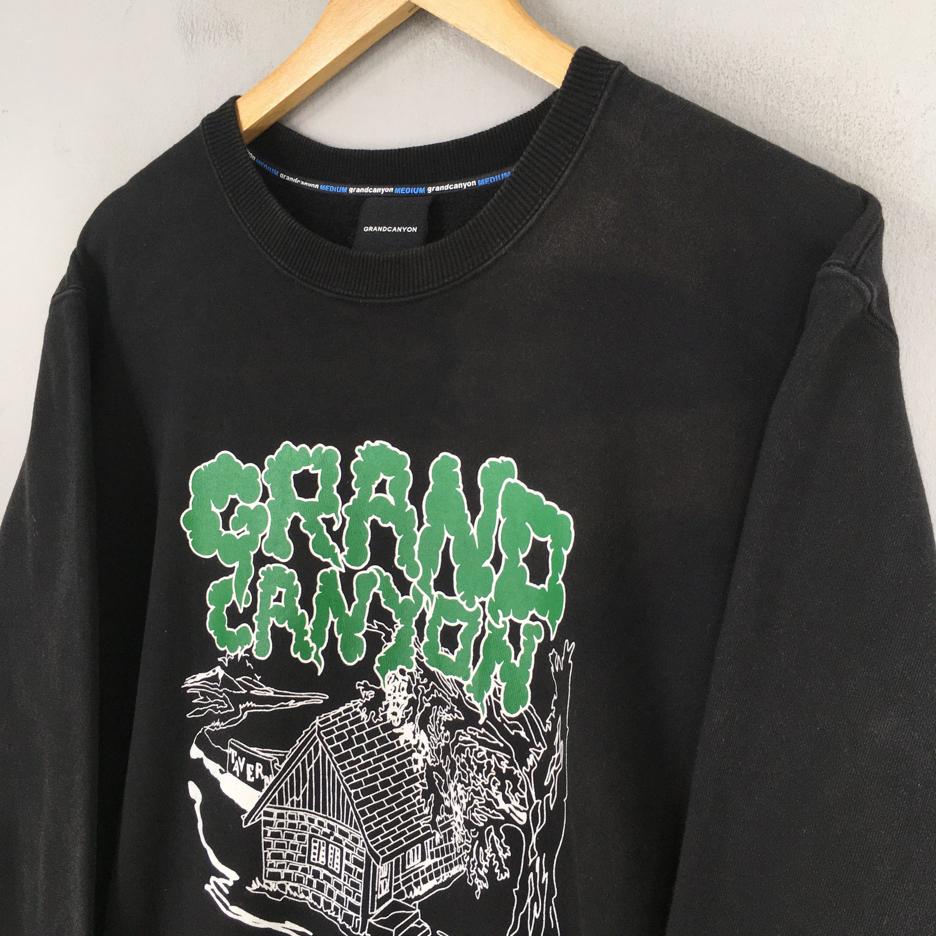 Vintage Vintage Grand Canyon Graffiti Painted Sweatshirt Large Size US L / EU 52-54 / 3 - 3 Thumbnail