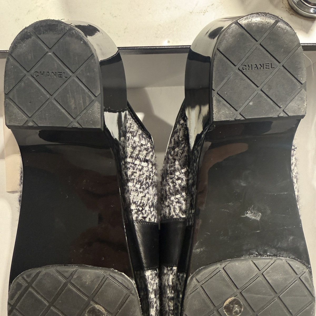 Chanel Chanel Tweed Mules 06A Size 41 Y2K Runway Collection (C3821) Size US 10 / IT 40 - 8 Thumbnail