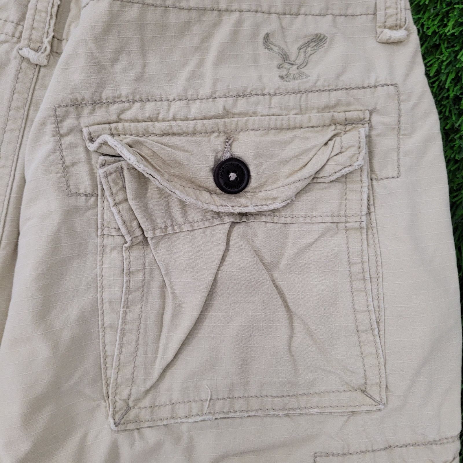 American Eagle Outfitters Vintage Y2K American Eagle Cargo Shorts 34x10 Baggy Size US 34 / EU 50 - 8 Thumbnail
