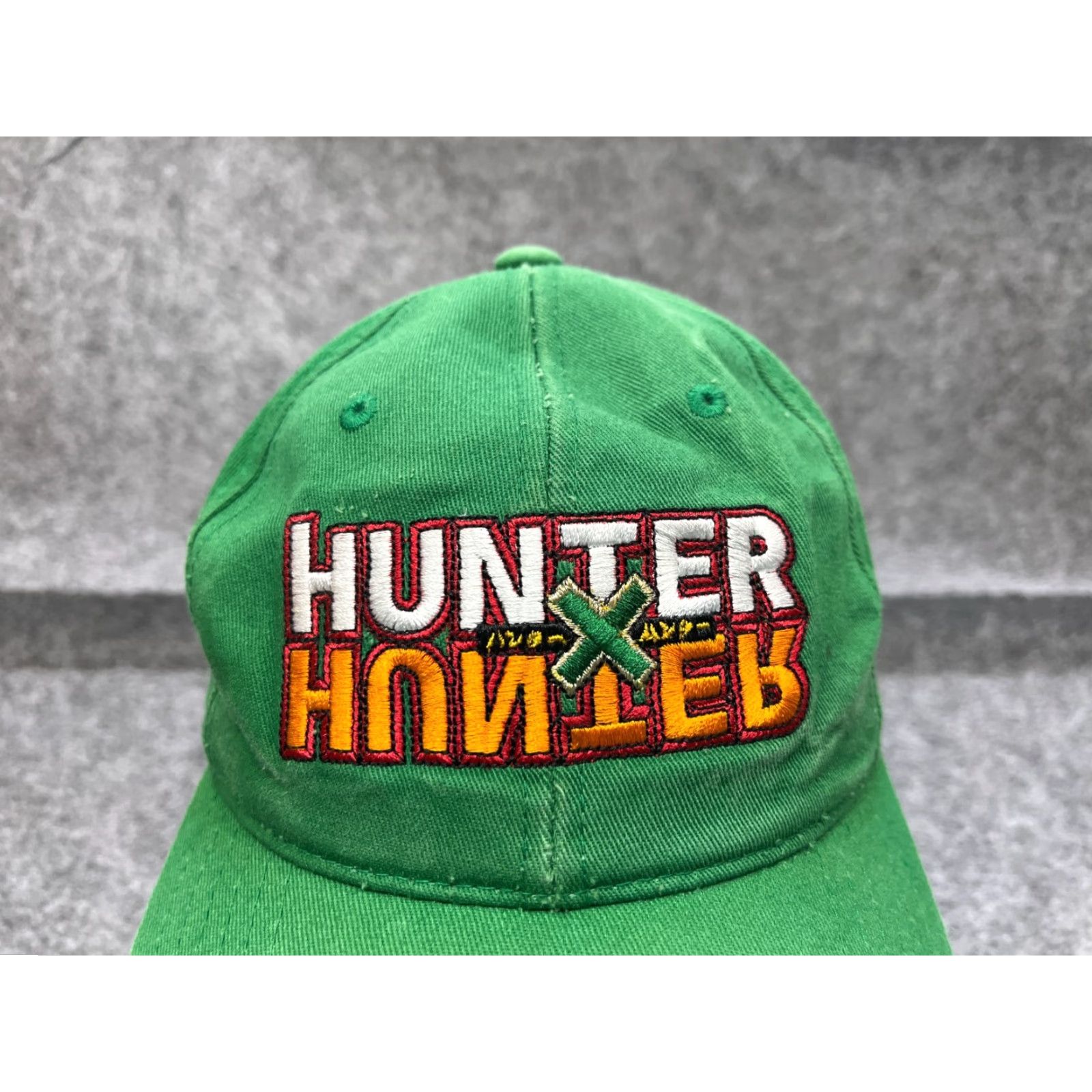 Hunter VINTAGE Hunter x Hunter Cap Strap Back Adult One Size Green Cotton Baseball Cap Anime Cap Unisex Mens Womens Cap 90s Concert Theme Size ONE SIZE - 2 Thumbnail