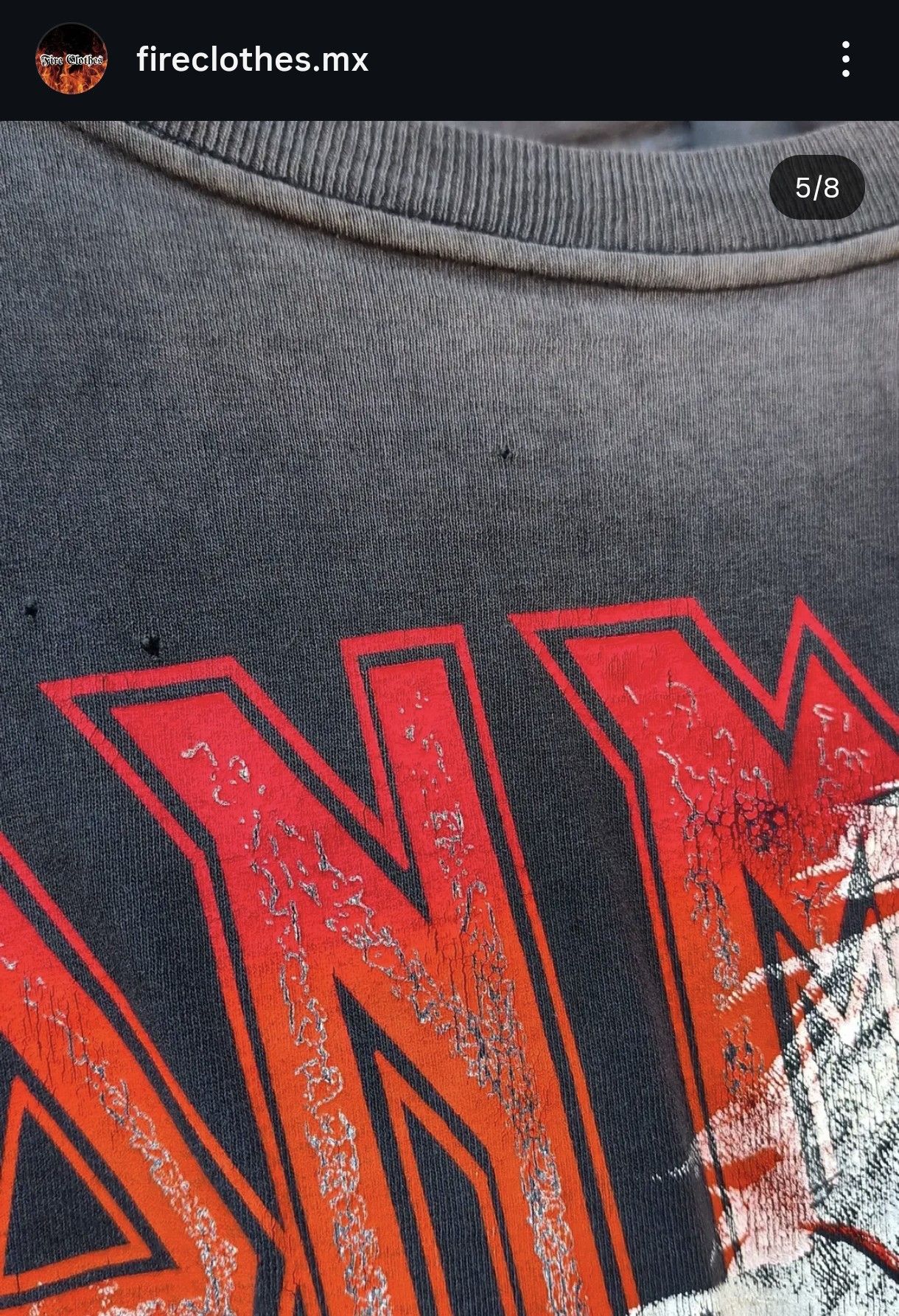 Vintage Vintage Mexican Btlg Peyote Iron Maiden Virtual Size US XL / EU 56 / 4 - 5 Thumbnail