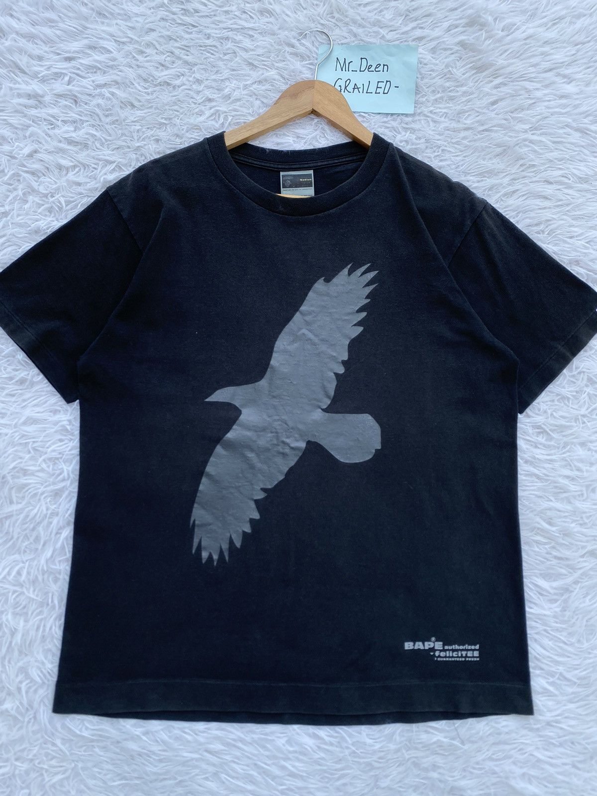 Bape Rare Vintage BAPE Eagle Printed Tshirt Size US M / EU 48-50 / 2 - 4 Thumbnail