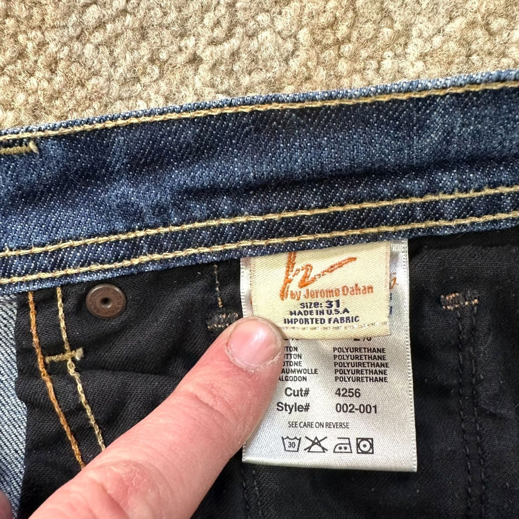Citizens Of Humanity VINTAGE Citizens of Humanity Ingrid Flare Jeans Women 31 Blue Denim Size 24" / US 00 / IT 34 - 6 Thumbnail