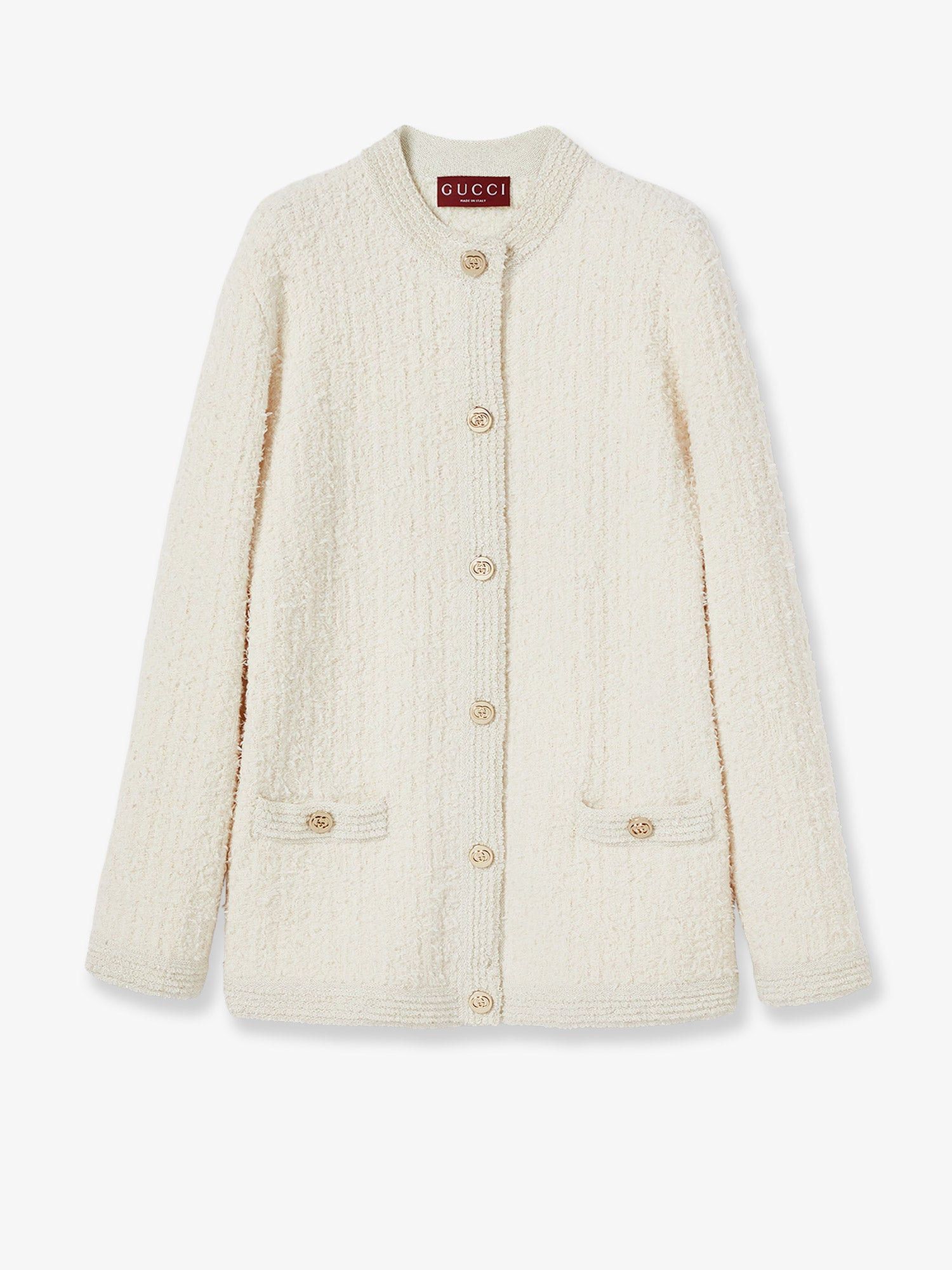 Gucci Wool And Cotton Blend Cardigan Size M / US 6-8 / IT 42-44 - 1 Thumbnail