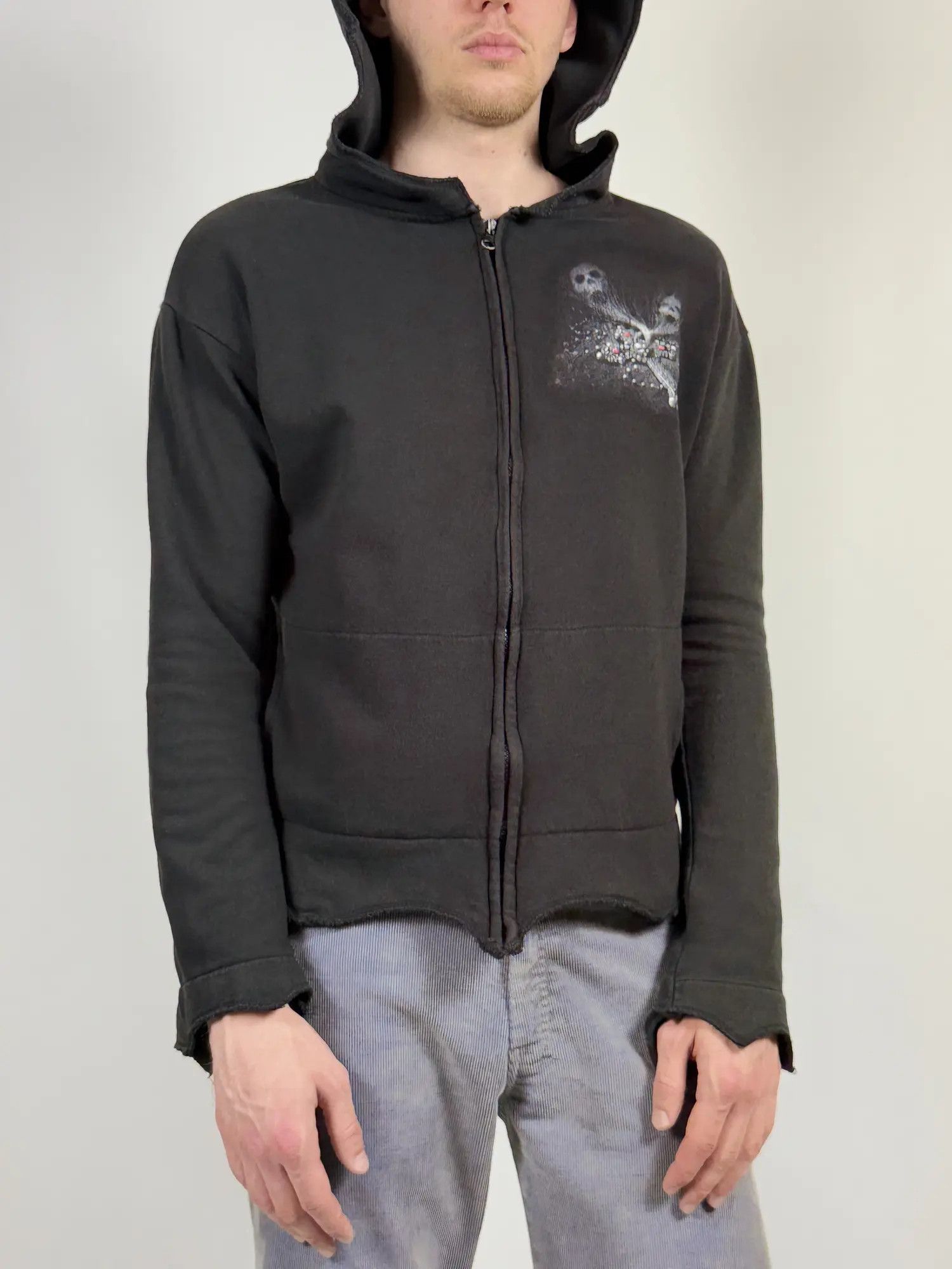 Affliction × Vintage Spiral Y2k opium zip hoodie Rick Owens Size US M / EU 48-50 / 2 - 3 Thumbnail