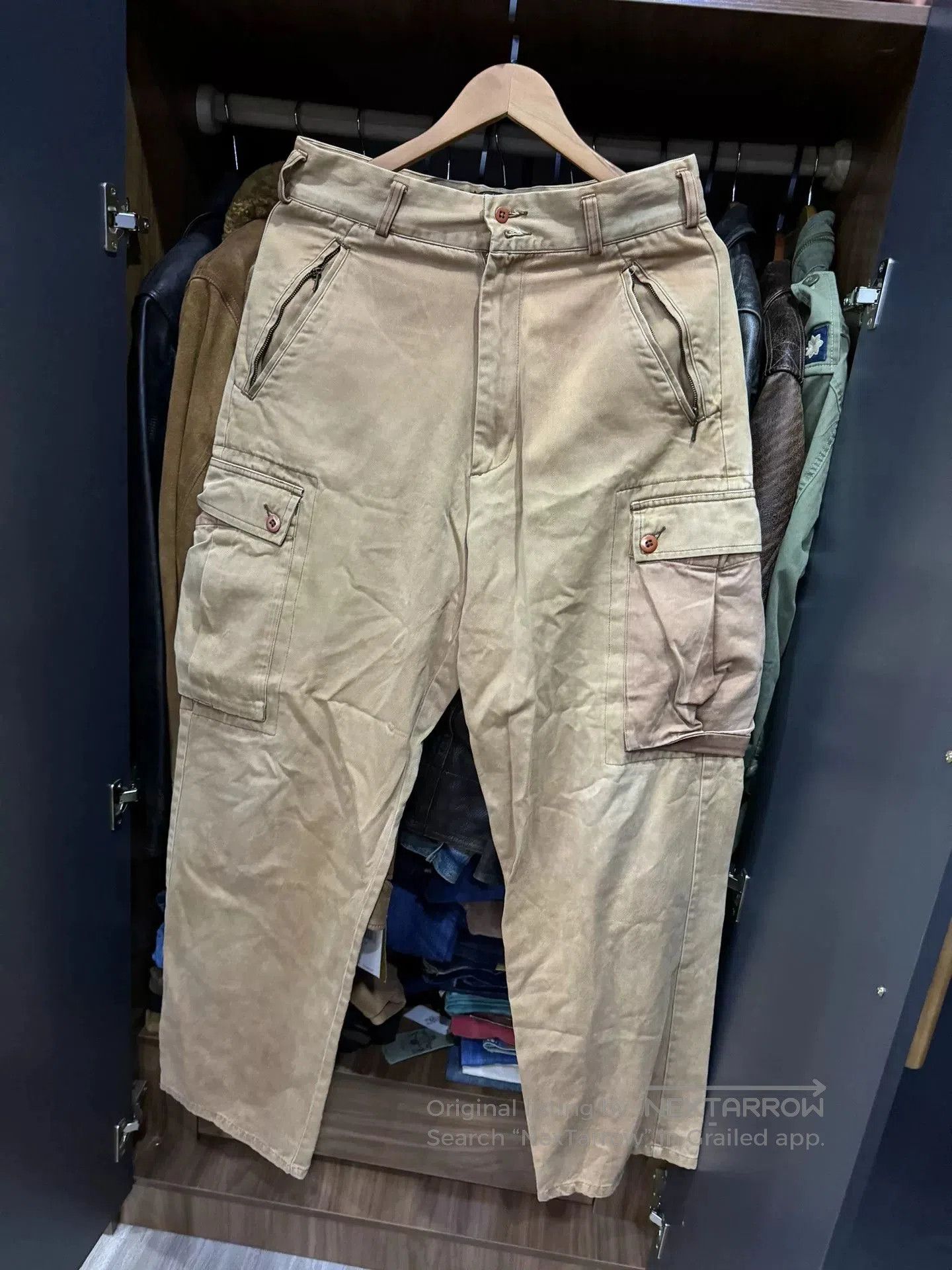 RRL Ralph Lauren RRL Utility Pant with Heavy Wash Finish. Size US 32 / EU 48 - 1 Thumbnail