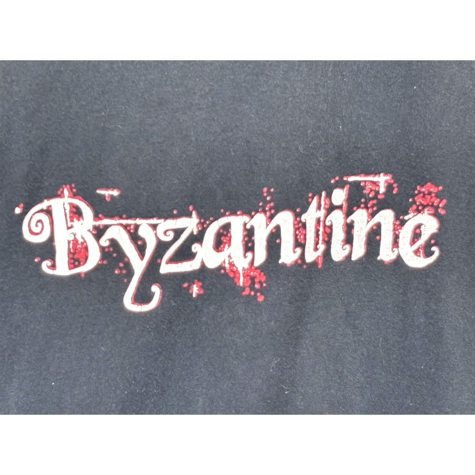Gildan VINTAGE Gildan Byzantine Band T-Shirt Black Large Mens Cotton Tee Size US L / EU 52-54 / 3 - 2 Thumbnail