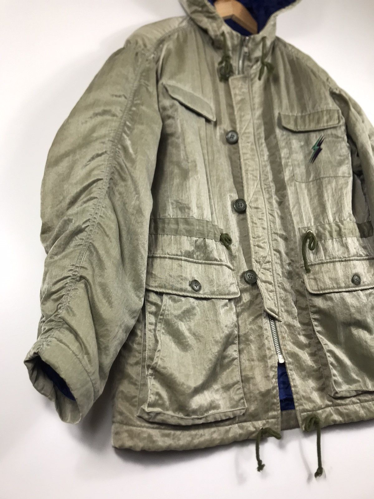 Lightning Bolt × Vintage ⚡️Vintage Lightining Bolt Hooded Nylon Jacket Size US M / EU 48-50 / 2 - 2 Thumbnail