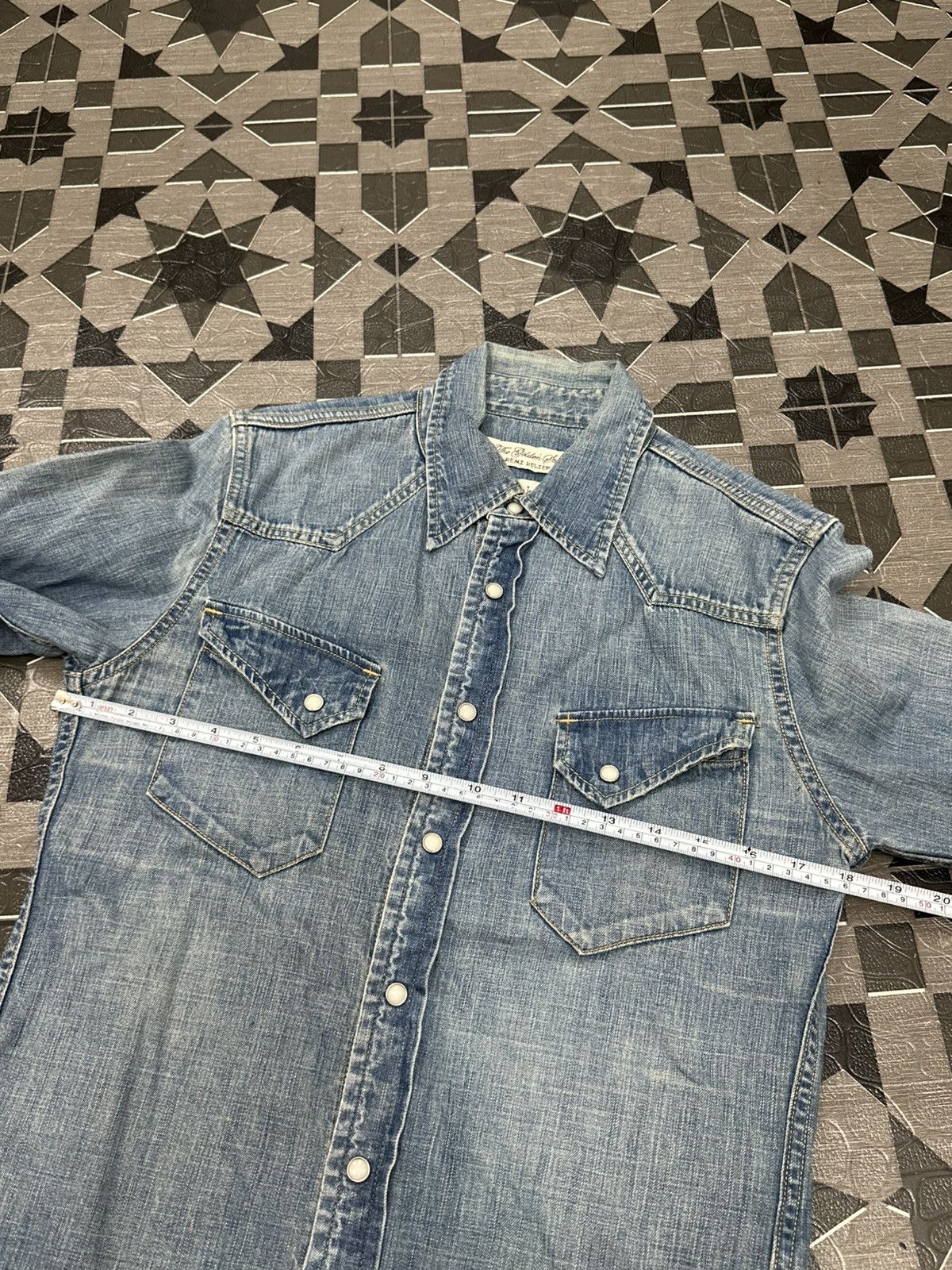 Remi Relief Remi Relief Japan Denim Chambray Snap Button Button Shirt Size US M / EU 48-50 / 2 - 20 Thumbnail