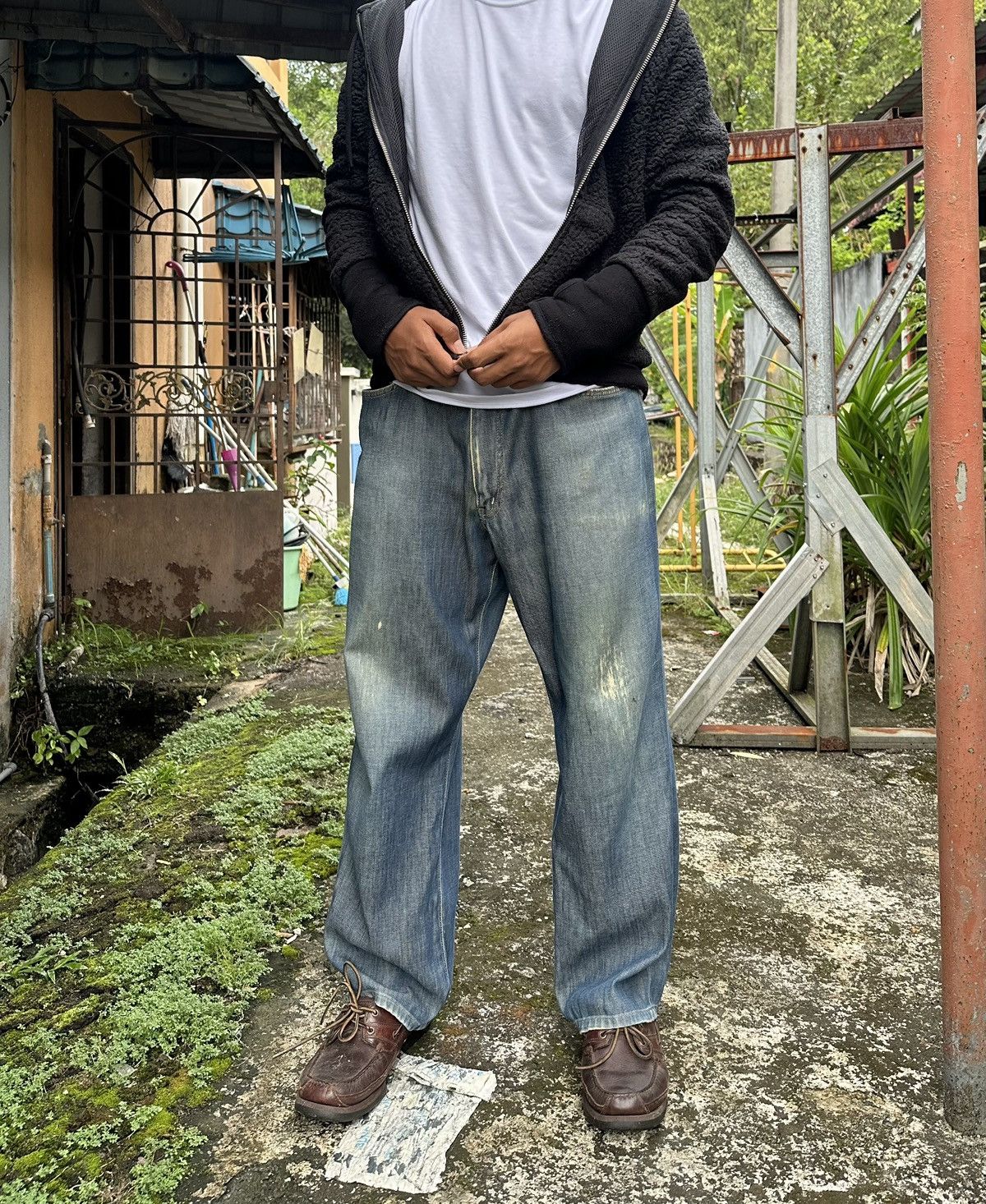 Edwin 👹Vintage Edwin E503 Flex Baggy Jeans Size US 34 / EU 50 - 1 Thumbnail