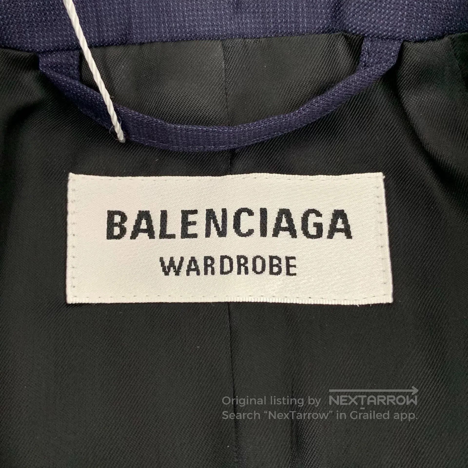 Balenciaga Balenciaga Wool Double-Breasted Blazer. Size XXS / US 00 / IT 34 - 5 Thumbnail