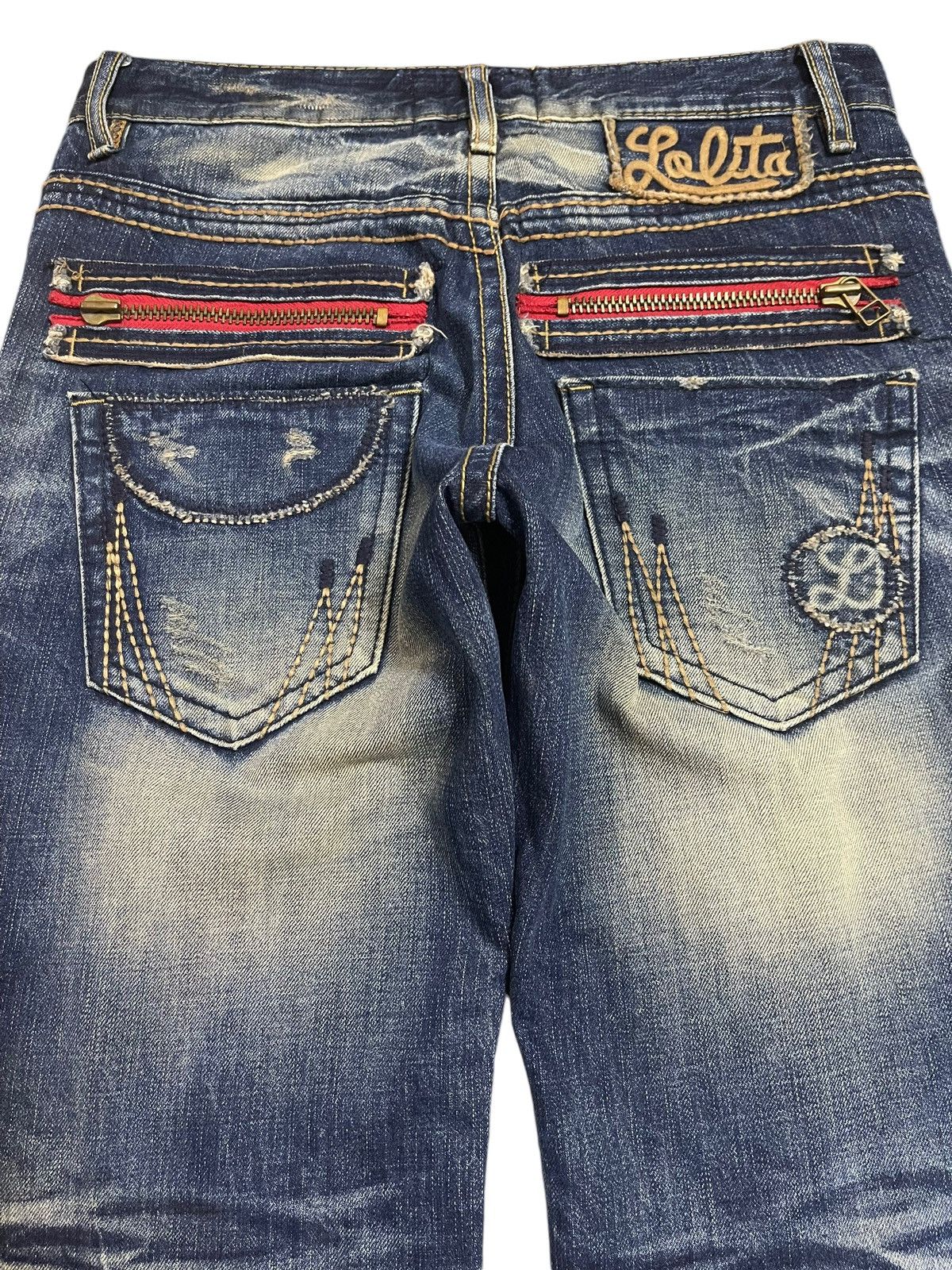 Tornado Mart Vintage Japanese Brand Faded Wash Distress Loose Jeans Size US 32 / EU 48 - 5 Thumbnail