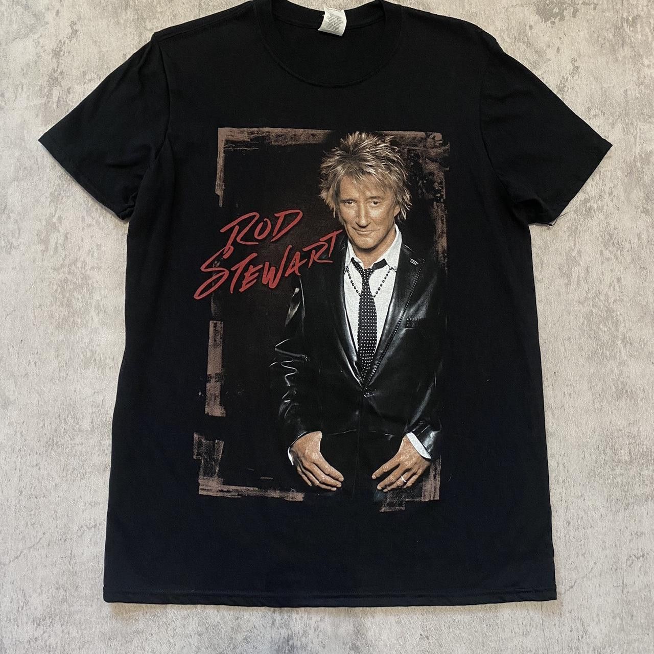 Gildan Rod Stewart 2019 tour black cotton t-shirt Size US M / EU 48-50 / 2 - 1 Thumbnail