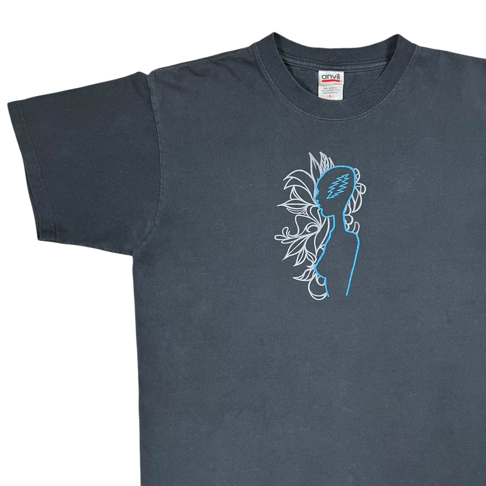 Band Tees × Grateful Dead × Vintage Vintage 90s Grateful Dead Althea silhouette faded band tee Size US L / EU 52-54 / 3 - 4 Thumbnail