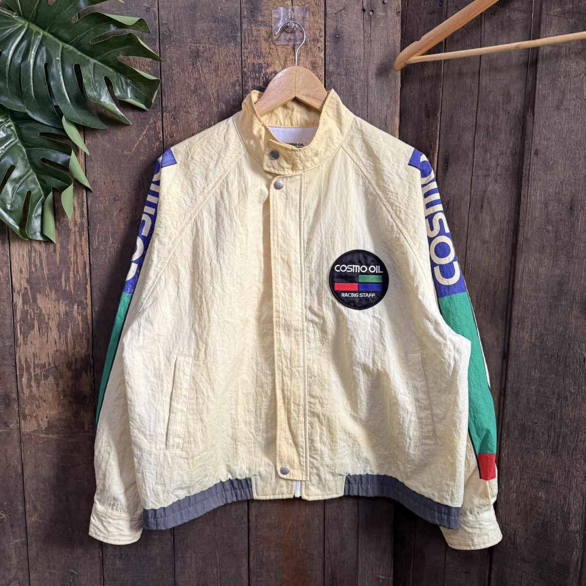Vintage Vintage Cosmo Oil Racing Staff Jacket Size US L / EU 52-54 / 3 - 1 Thumbnail