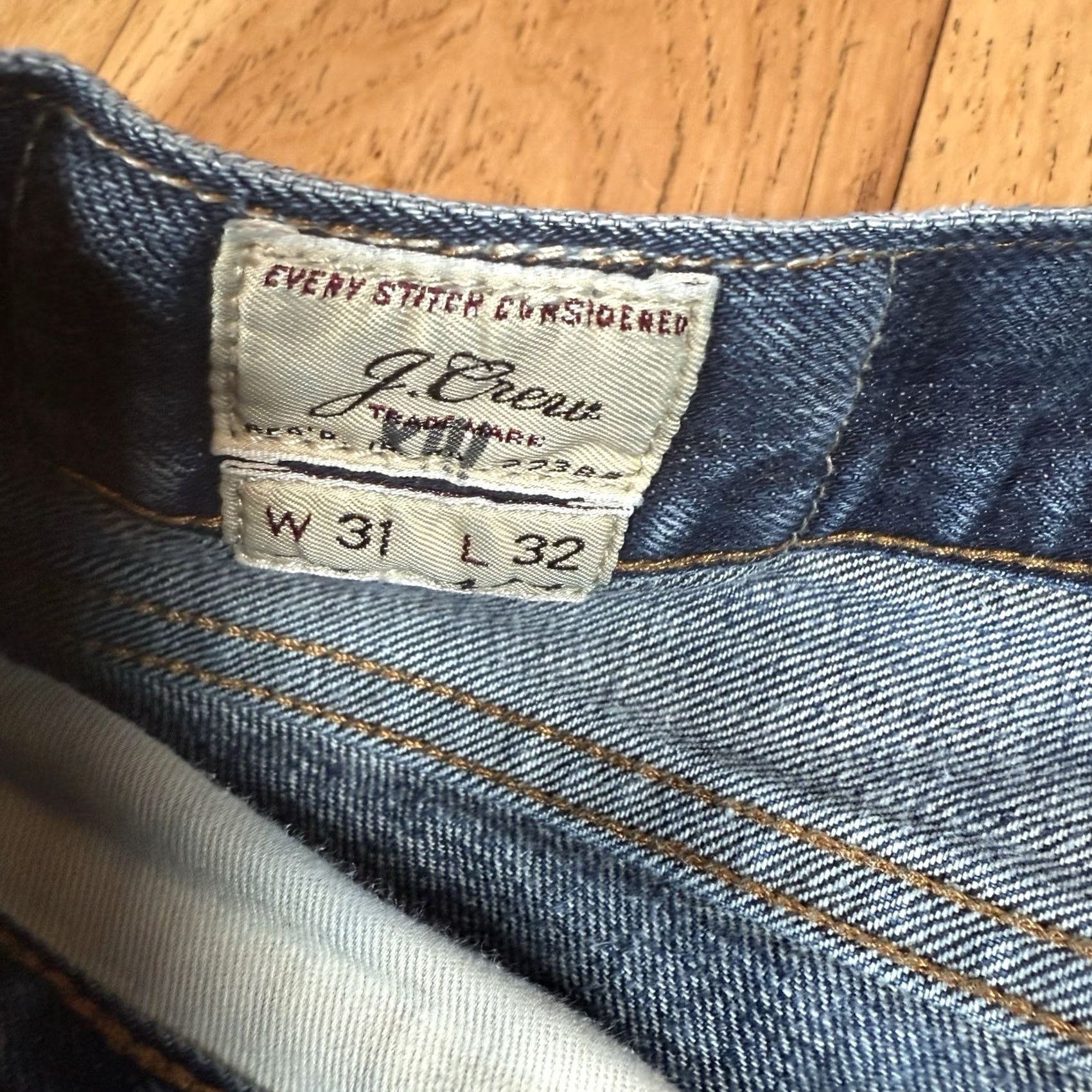 Denime J Crew Jeans 30x31 Japanese Denim Medium Wash Men Straight 484 Kaihara Blue Denim Jeans Mens 30 Regular Size Type: Regular Size US 30 / EU 46 - 4 Thumbnail