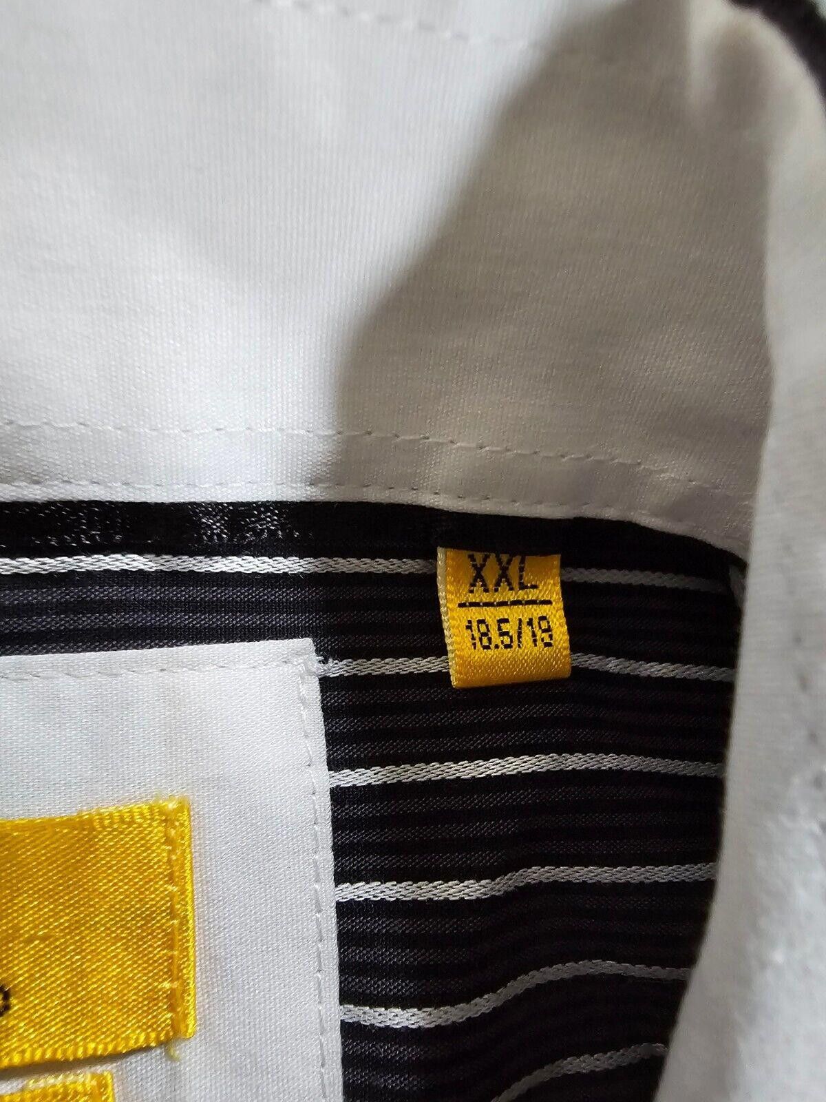 Other Brio Milano Contemporary 2XL 18.5/19 black stripe button-up Size US XXL / EU 58 / 5 - 3 Thumbnail