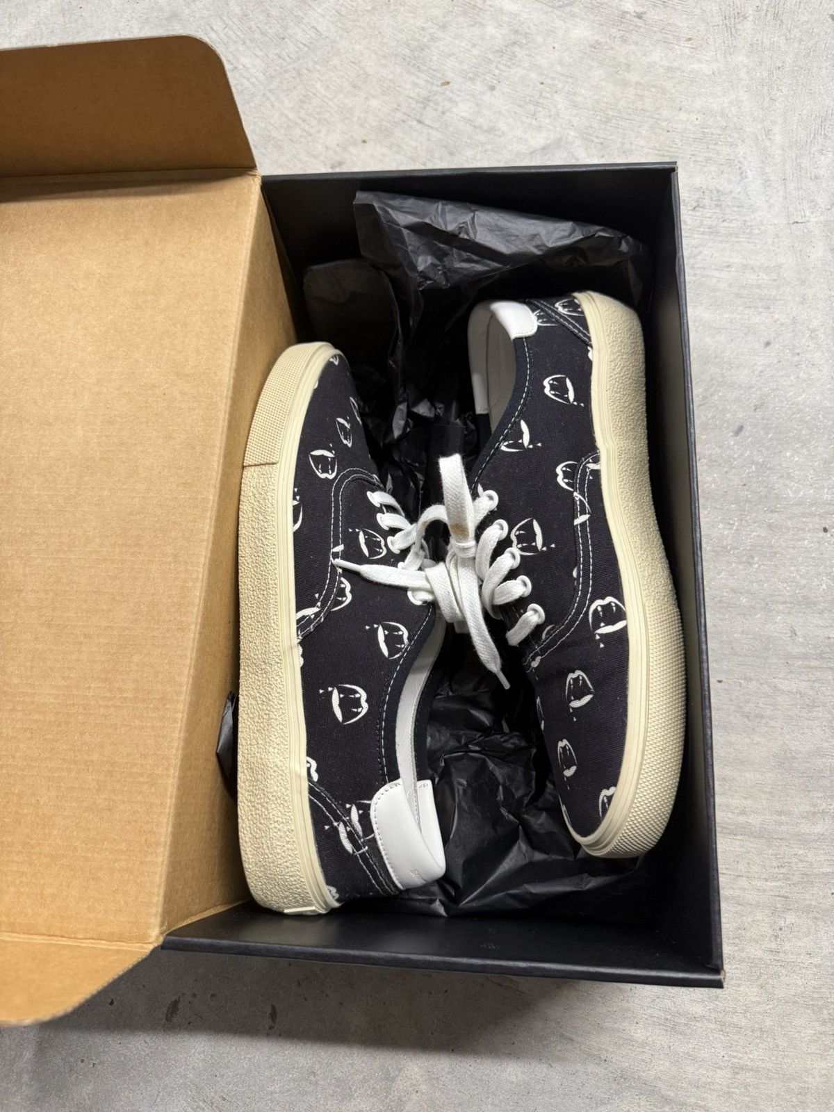 Saint Laurent Paris Saint Laurent S/S14 Blood Luster Skate Sneakers Size US 10.5 / EU 43-44 - 3 Thumbnail