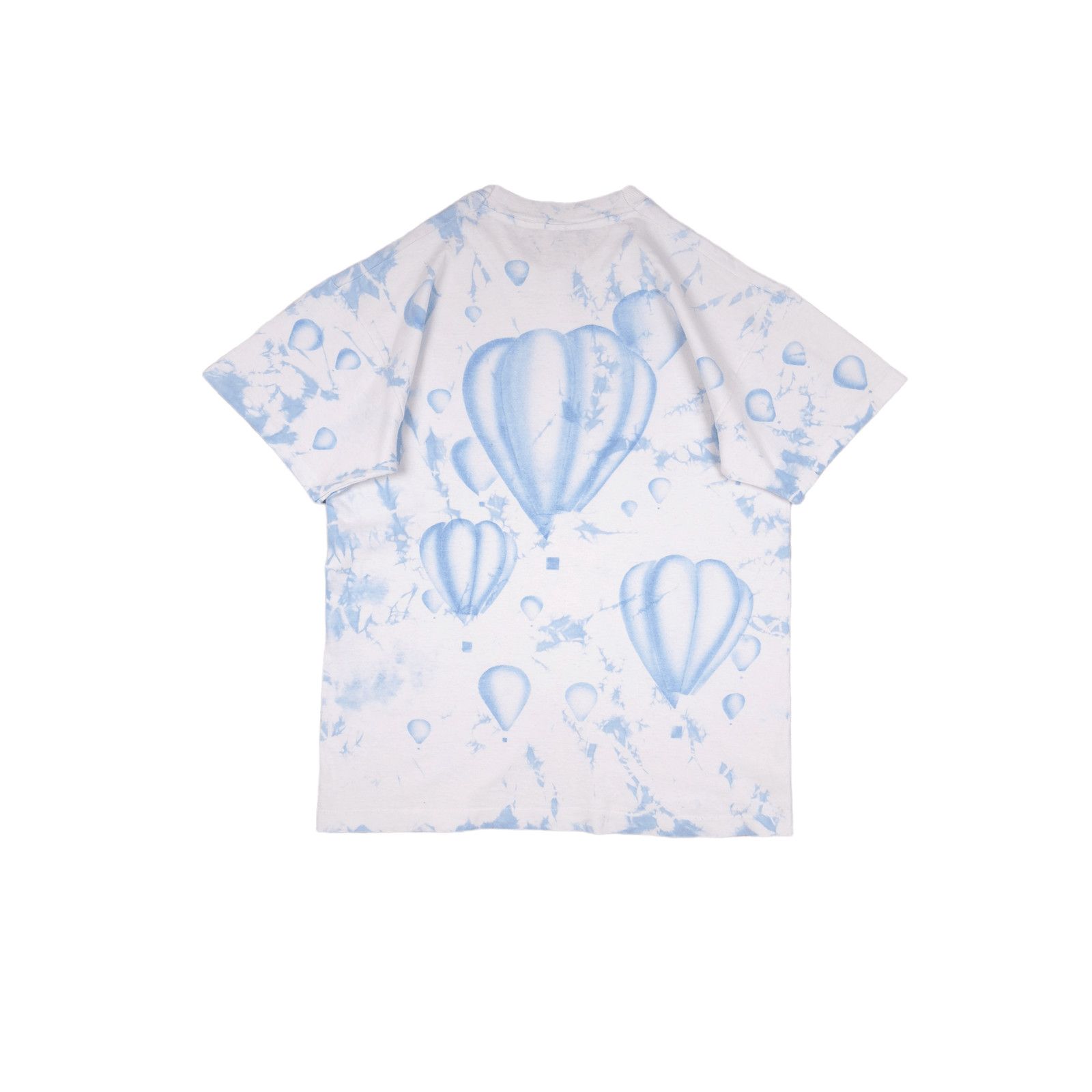 Vintage 💎 Vintage Art Abstract Baloons White Blue Sky T-shirt Size US L / EU 52-54 / 3 - 2 Thumbnail