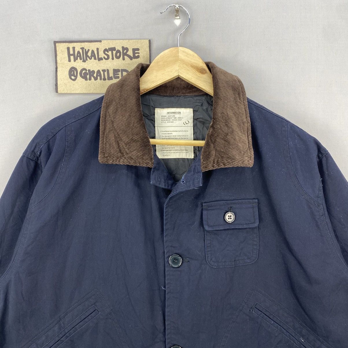 Designer Vintage 00’s Santunk Casual Coat Size US XL / EU 56 / 4 - 7 Thumbnail