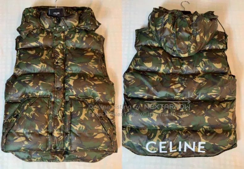 Other Celine Camouflage Down Vest Size US M / EU 48-50 / 2 - 1 Thumbnail