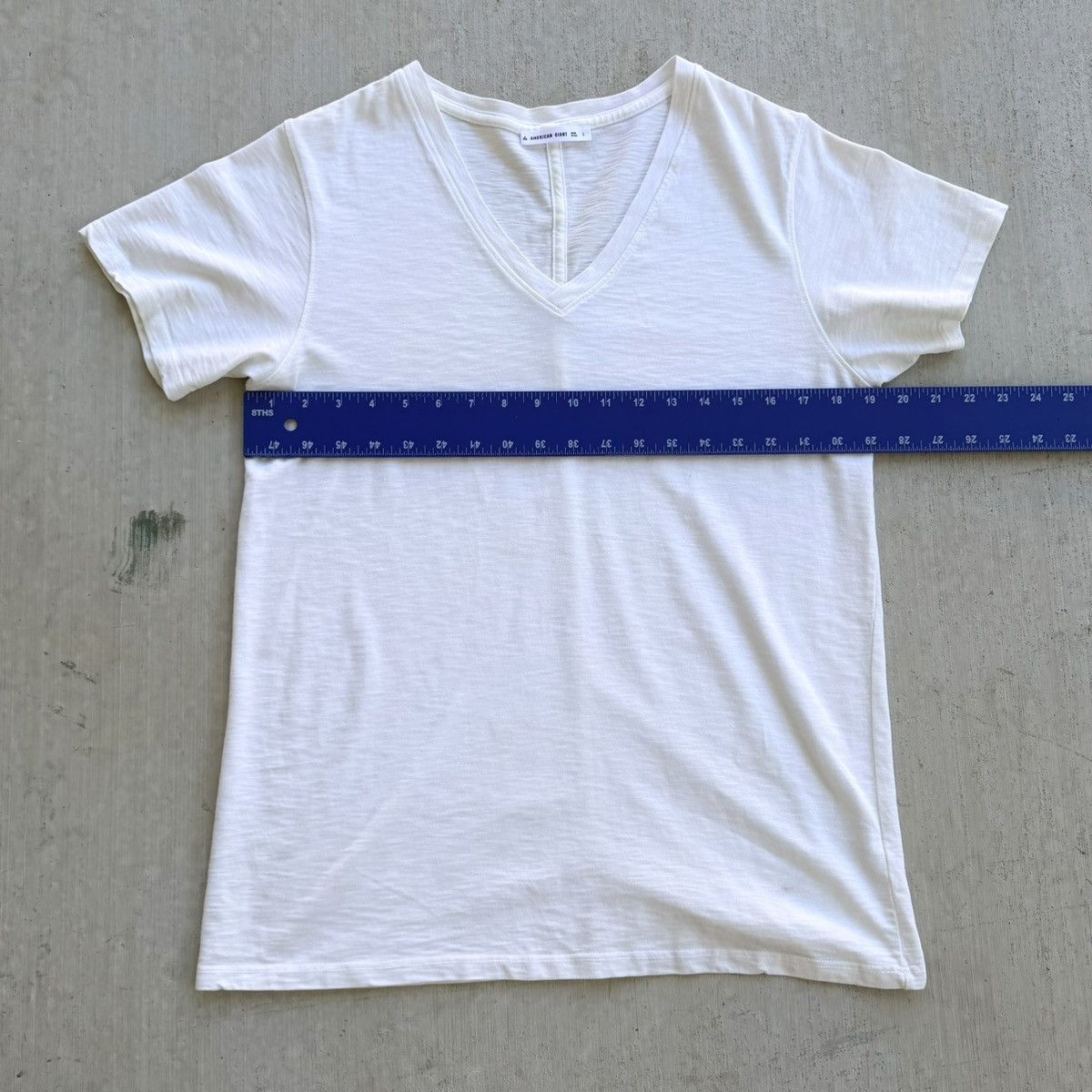 American Giant American Giant V Neck T Shirt Men Size Large Heather White Size US L / EU 52-54 / 3 - 8 Thumbnail