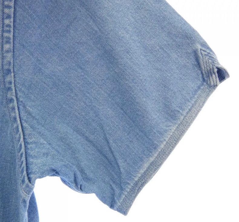 Kapital Kapital Blue dyed wool edge Chinese buckle short-sleeved s Size US M / EU 48-50 / 2 - 6 Thumbnail
