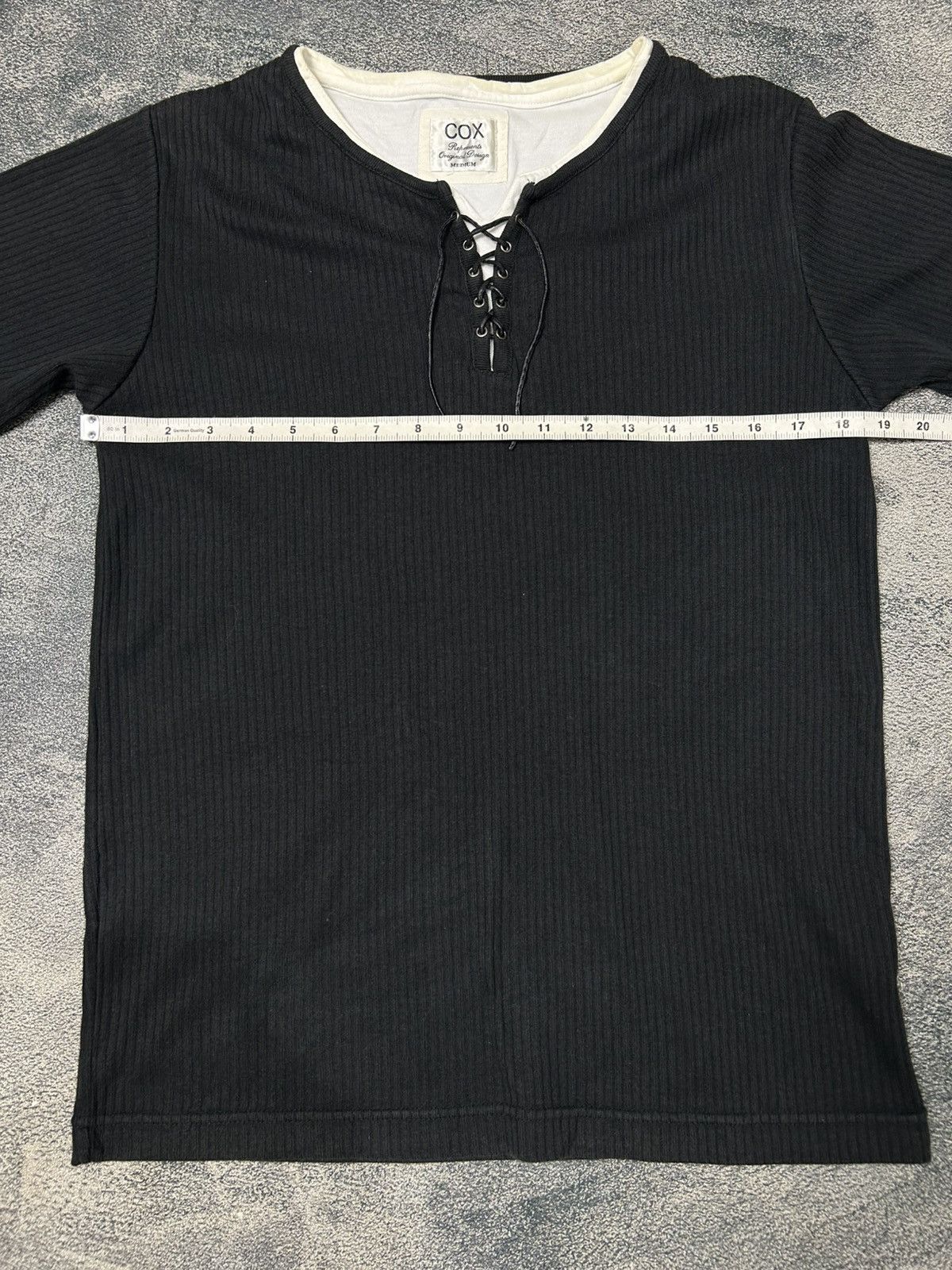 Japanese Brand Y2k Japanese Brand Cox Double layer tee Size US M / EU 48-50 / 2 - 7 Thumbnail
