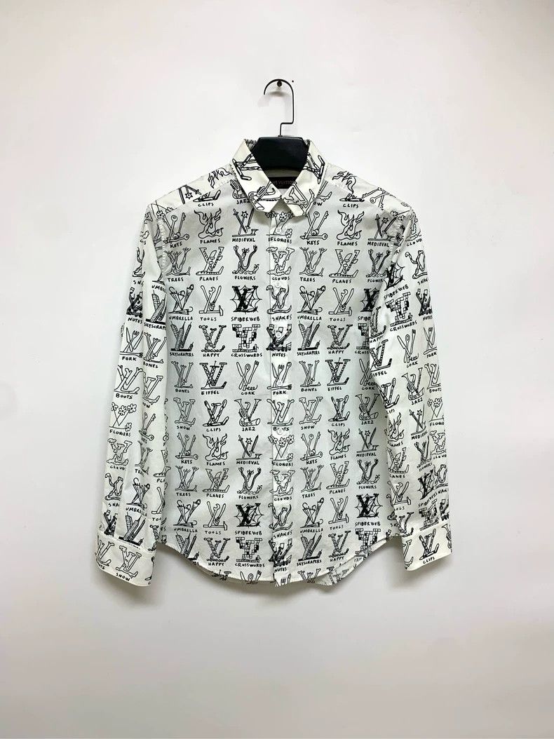 Louis Vuitton White gesture shirt 2503-Nextarrow