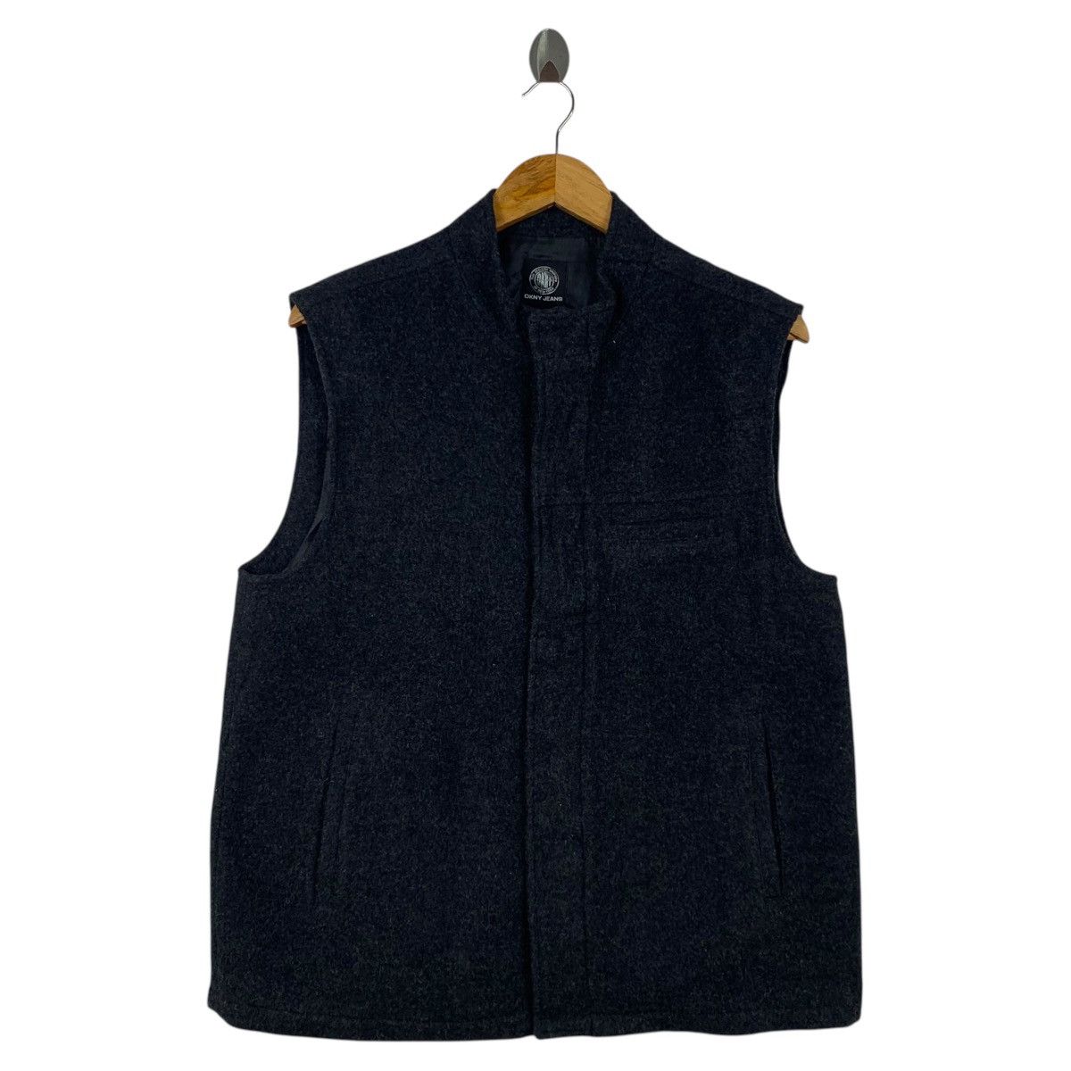 Donna Karan × Vintage Vintage Donna Karan New York DKNY Vest Jacket Sleeveless Size US M / EU 48-50 / 2 - 1 Thumbnail