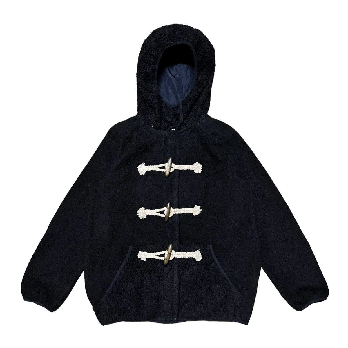mercibeaucoup Mercibeaucoup by Issey Miyake Peacoat Hoodie Size US S / EU 44-46 / 1 - 1 Thumbnail