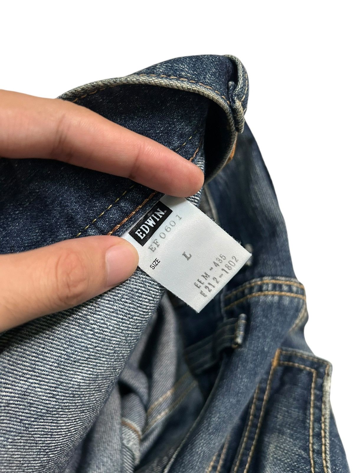 Japanese Brand × Kapital × Vintage 💥Flare💥 Edwin Japanese Punk Style Rare Design Denim ☠️🎌 Size US 36 / EU 52 - 7 Thumbnail